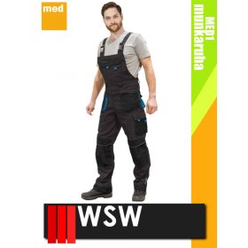   WSW SETENTA ANTHRACITEBLUE technikai kevertszálas kantáros munkanadrág - munkaruha