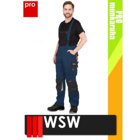   WSW NIAGARA MIDNIGHTORANGE technikai kevertszálas kantáros prémium munkanadrág - munkaruha