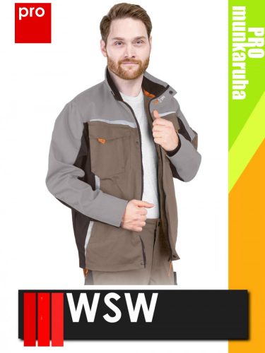 WSW NIAGARA BEIGE technikai kevertszálas prémium munkakabát - munkaruha