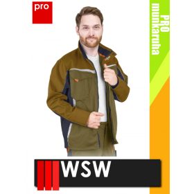   WSW NIAGARA OLIVE technikai kevertszálas prémium munkakabát - munkaruha