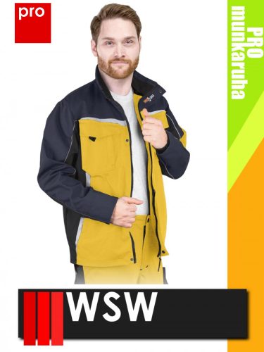 WSW NIAGARA YELLOW technikai kevertszálas prémium munkakabát - munkaruha