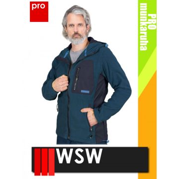   WSW NIAGARA MIDNIGHTBLUE technikai polár softshell prémium pulóver - munkaruha