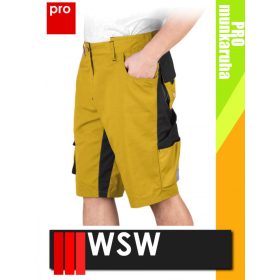   WSW NIAGARA YELLOW technikai kevertszálas rövid prémium munkanadrág - munkaruha