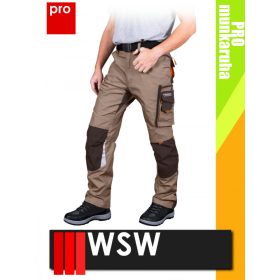  WSW NIAGARA BEIGE technikai kevertszálas derekas prémium munkanadrág - munkaruha