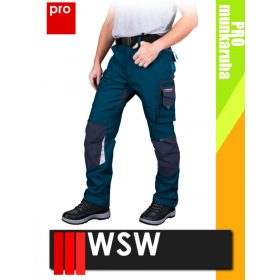   WSW NIAGARA MIDNIGHTBLUE technikai kevertszálas derekas prémium munkanadrág - munkaruha