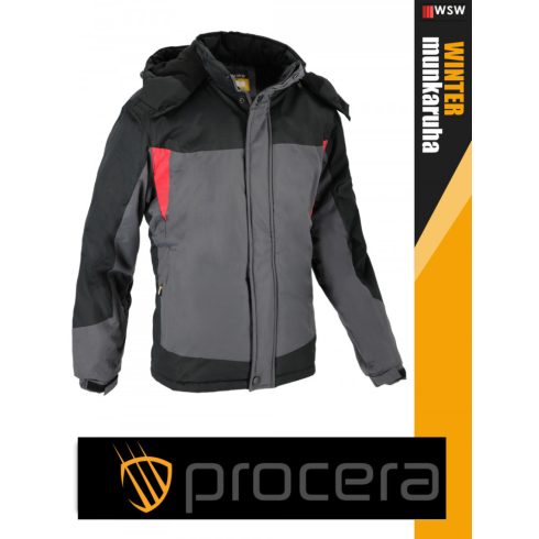 Procera PROPLUS GREY bélelt vízálló kabát - munkaruha