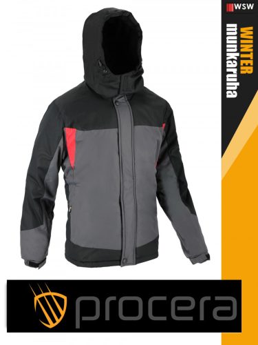 Procera PROPLUS GREY bélelt vízálló kabát - munkaruha
