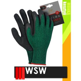   WSW DRAGON MELANEX mártott latex munkakesztyű - 12 pár/csomag