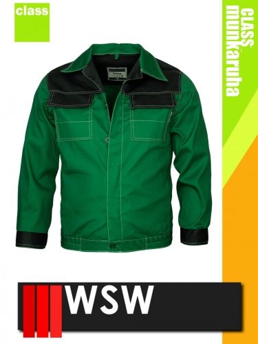 WSW SIETE GREEN technikai kevertszálas munkakabát - munkaruha