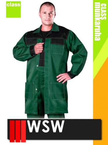 WSW SIETE GREEN technikai kevertszálas munkaköpeny - munkaruha