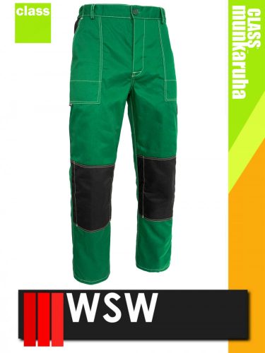 WSW SIETE GREEN technikai kevertszálas derekas munkanadrág - munkaruha