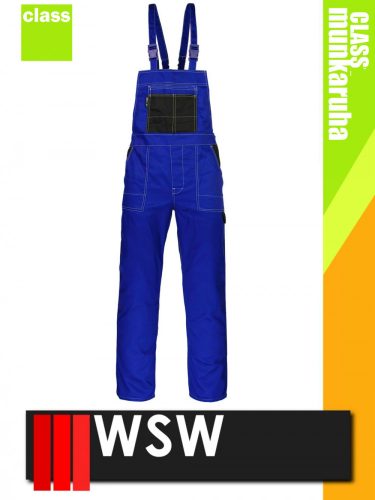 WSW SIETE BLUE technikai kevertszálas kantáros munkanadrág - munkaruha