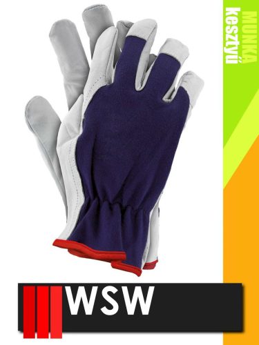 WSW INPAK bőr munkakesztyű - 12 pár/csomag