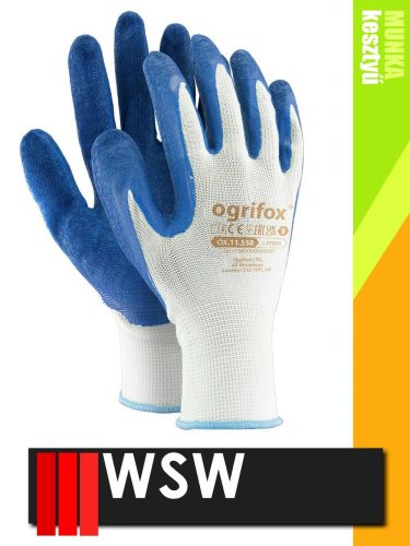 WSW OX LATEKS mártott latex munkakesztyű - 240 pár/csomag