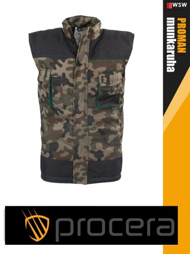 Procera PROMAN CAMOGREEN technikai bélelt mellény - munkaruha