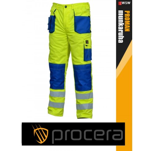 Procera PROMAN HVYELLOW technikai bélelt deréknadrág - munkaruha