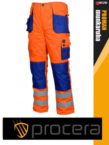 Procera PROMAN HVORANGE technikai bélelt deréknadrág - munkaruha