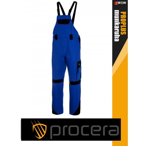 Procera PROPLUS BLUE  kopásálló technikai kantárosnadrág - munkaruha