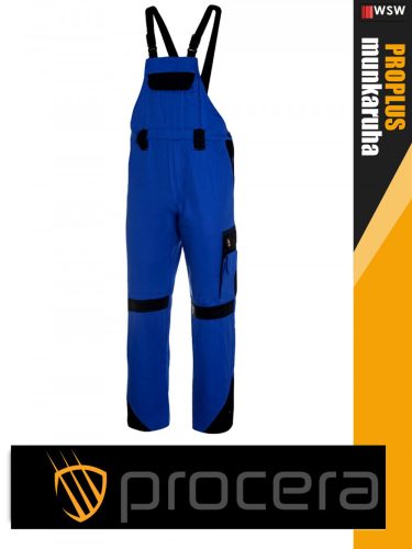 Procera PROPLUS BLUE  kopásálló technikai kantárosnadrág - munkaruha