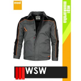   WSW MED MONTANA GREY technikai kevertszálas munkakabát - munkaruha