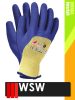 WSW BLUEGRIP mártott latex munkakesztyű - 12 pár/csomag