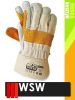 WSW POWER bőr bélelt munkakesztyű - 12 pár/csomag