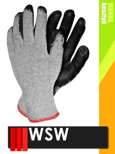 WSW RECO mártott gumis munkakesztyű - 12 pár/csomag