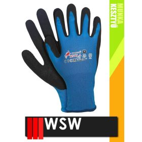   WSW NYLA mártott latex mártott szerelő munkakesztyű - 12 pár/csomag