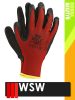 WSW TELA mártott latex mártott szerelő munkakesztyű - 12 pár/csomag
