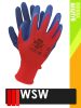 WSW TELA mártott latex mártott szerelő munkakesztyű - 12 pár/csomag