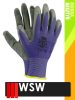 WSW TELA mártott latex mártott szerelő munkakesztyű - 12 pár/csomag