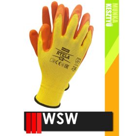   WSW TELA mártott latex mártott szerelő munkakesztyű - 12 pár/csomag