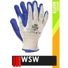   WSW RUFLEX duplamártott gumi mártott munkakesztyű - 12 pár/csomag