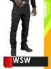 WSW MED TACTICAL BLACK technikai kevertszálas deréknadrág - munkaruha