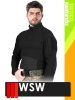 WSW MED TACTICAL BLACK technikai pamutgazdag felső - munkaruha