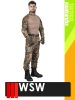 WSW MED TACTICAL GREEN technikai kevertszálas felső és nadrág szett - munkaruha
