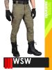 WSW MED TACTICAL GREEN technikai kevertszálas deréknadrág - munkaruha