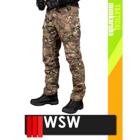   WSW MED TACTICAL GREEN technikai kevertszálas deréknadrág - munkaruha