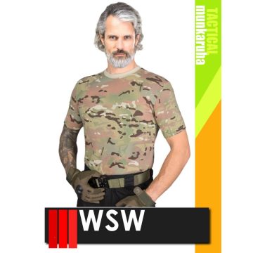   WSW MED TACTICAL GREEN technikai 100% pamut póló - munkaruha